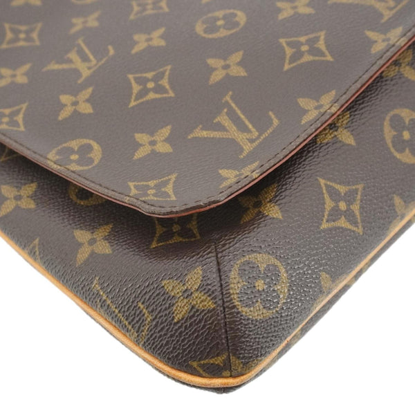 LOUIS VUITTON Musette Salsa Monogram Canvas Crossbody Bag Brown