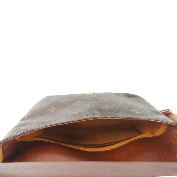 LOUIS VUITTON Musette Salsa Monogram Canvas Crossbody Bag Brown