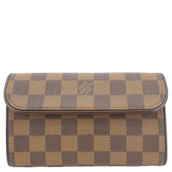 LOUIS VUITTON Pochette Florentine Damier Ebene Waist Bag Brown