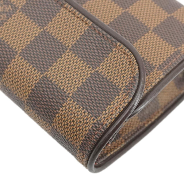 LOUIS VUITTON Pochette Florentine Damier Ebene Waist Bag Brown