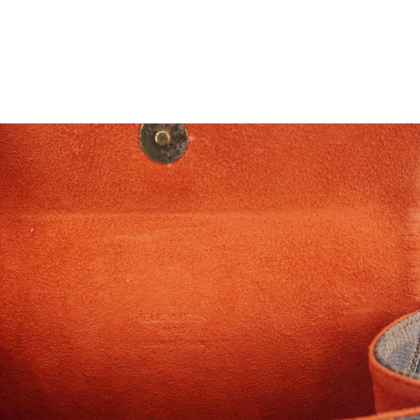 LOUIS VUITTON Pochette Florentine Damier Ebene Waist Bag Brown