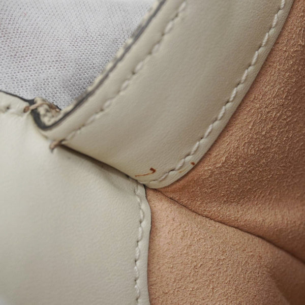 GUCCI Padlock Medium GG Supreme Canvas Tote Bag Beige 498156