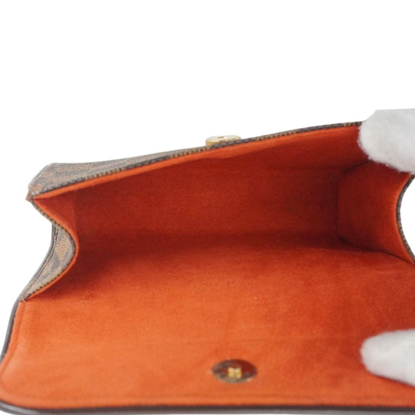 LOUIS VUITTON Pochette Florentine Damier Ebene Waist Bag Brown