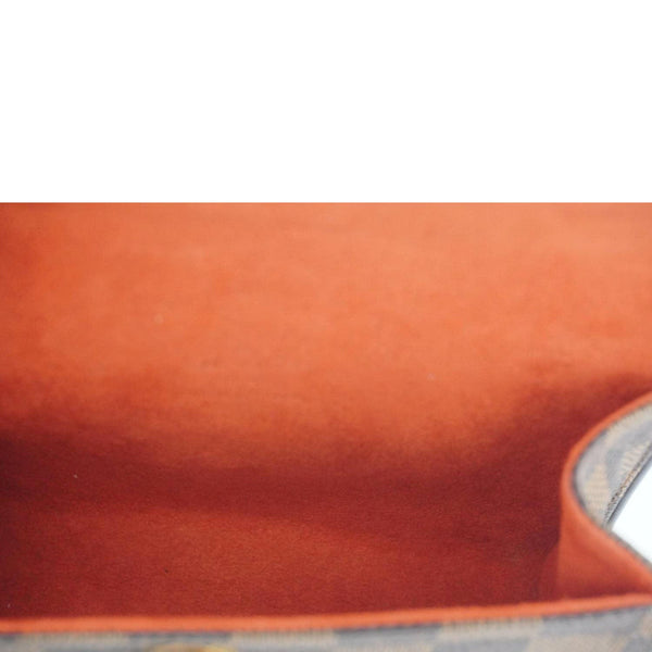 LOUIS VUITTON Pochette Florentine Damier Ebene Waist Bag Brown