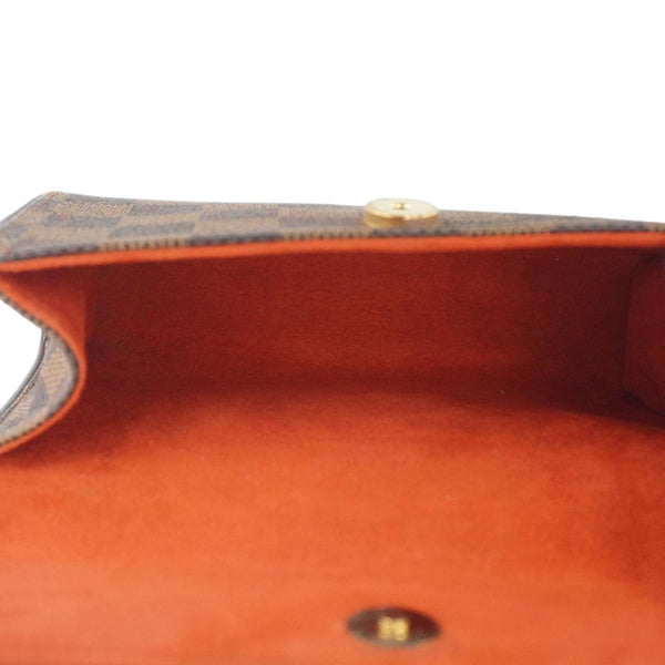 LOUIS VUITTON Pochette Florentine Damier Ebene Waist Bag Brown