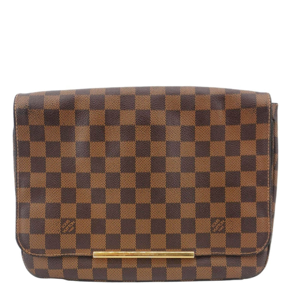 LOUIS VUITTON Hoxton GM Damier Ebene Crossbody Bag Brown