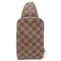 LOUIS VUITTON Geronimos Damier Ebene Sling Bag Brown