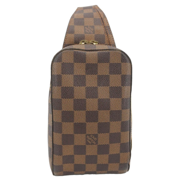 LOUIS VUITTON Geronimos Damier Ebene Sling Bag Brown