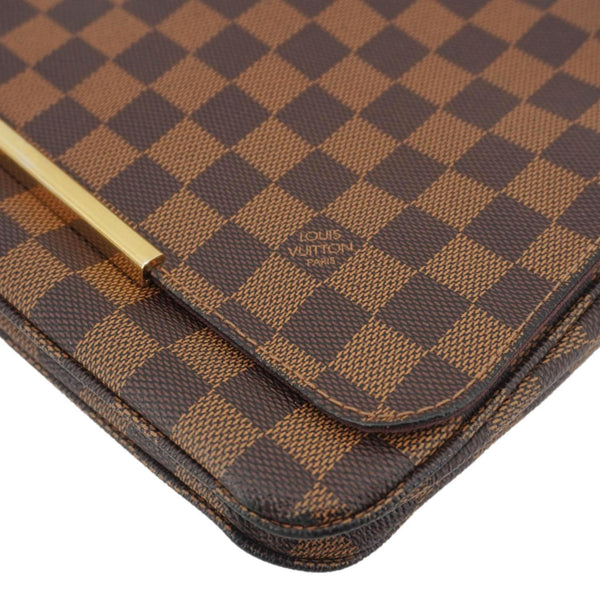 LOUIS VUITTON Hoxton GM Damier Ebene Crossbody Bag Brown
