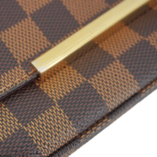 LOUIS VUITTON Hoxton GM Damier Ebene Crossbody Bag Brown