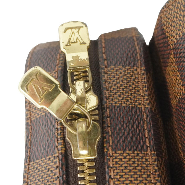 LOUIS VUITTON Geronimos Damier Ebene Sling Bag Brown