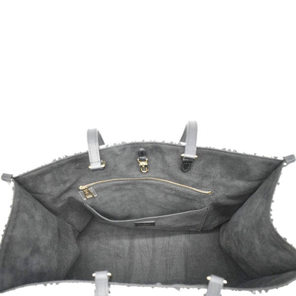 LOUIS VUITTON Onthego GM 1854 Jacquard Tote Bag Grey