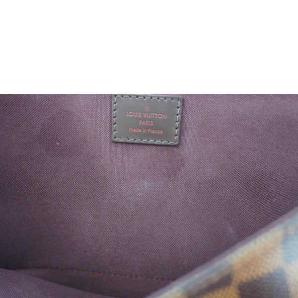 LOUIS VUITTON Hoxton GM Damier Ebene Crossbody Bag Brown