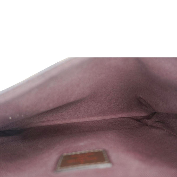 LOUIS VUITTON Hoxton GM Damier Ebene Crossbody Bag Brown