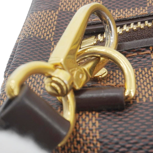 LOUIS VUITTON Hoxton GM Damier Ebene Crossbody Bag Brown