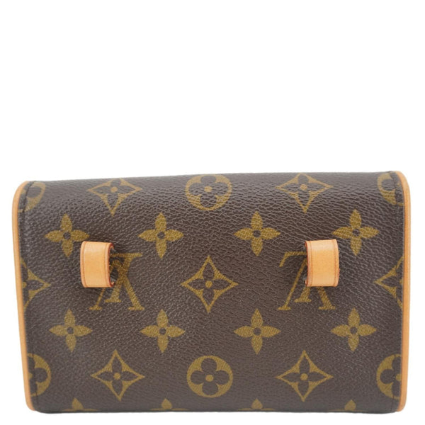 LOUIS VUITTON Pochette Florentine Monogram Canvas Waist Bag Brown