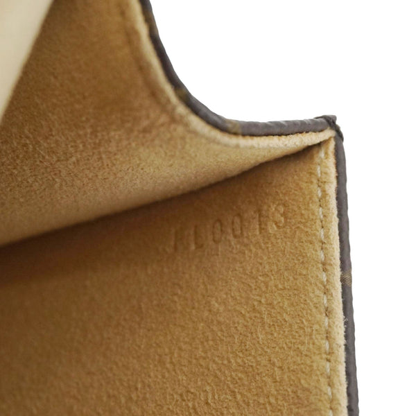 LOUIS VUITTON Pochette Florentine Monogram Canvas Waist Bag Brown