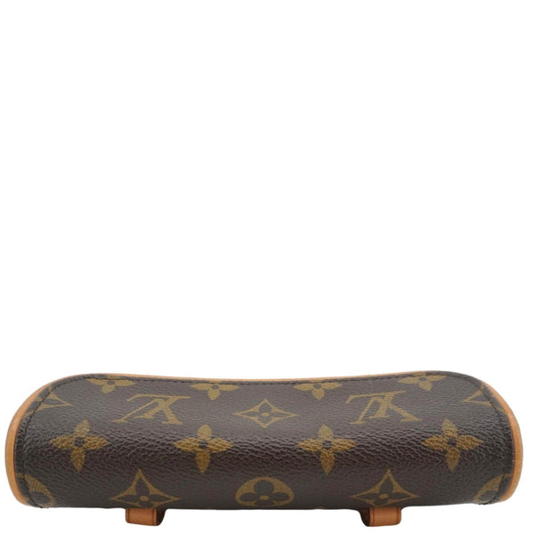 LOUIS VUITTON Pochette Florentine Monogram Canvas Waist Bag Brown
