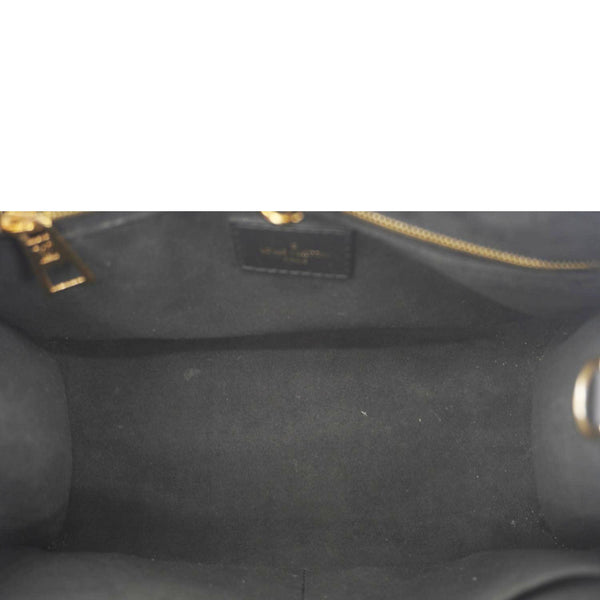 LOUIS VUITTON Onthego PM Giant Monogram Empreinte Leather Shoulder Bag Black