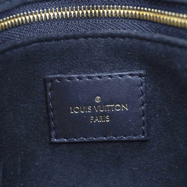 LOUIS VUITTON Onthego PM Giant Monogram Empreinte Leather Shoulder Bag Black