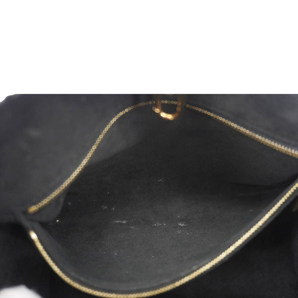 LOUIS VUITTON Onthego PM Giant Monogram Empreinte Leather Shoulder Bag Black