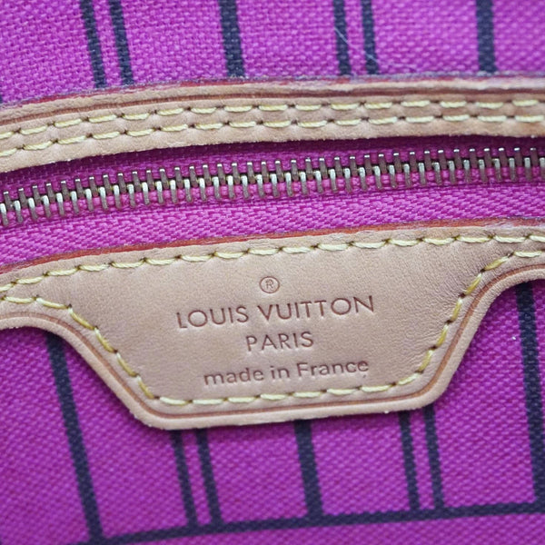 LOUIS VUITTON Neverfull MM Monogram Canvas Shoulder Bag Brown