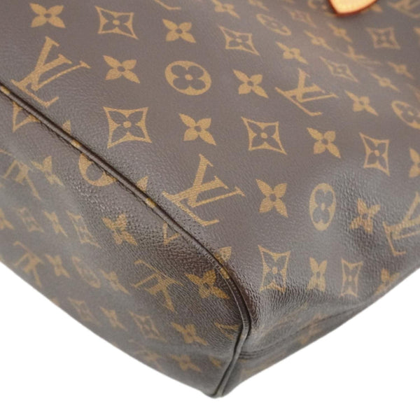 LOUIS VUITTON Neverfull MM Monogram Canvas Shoulder Bag Brown