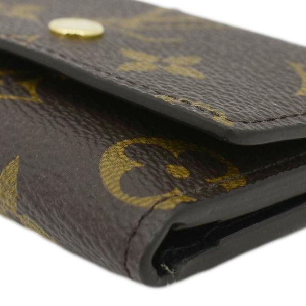 LOUIS VUITTON Trifold Monogram Canvas Wallet Brown
