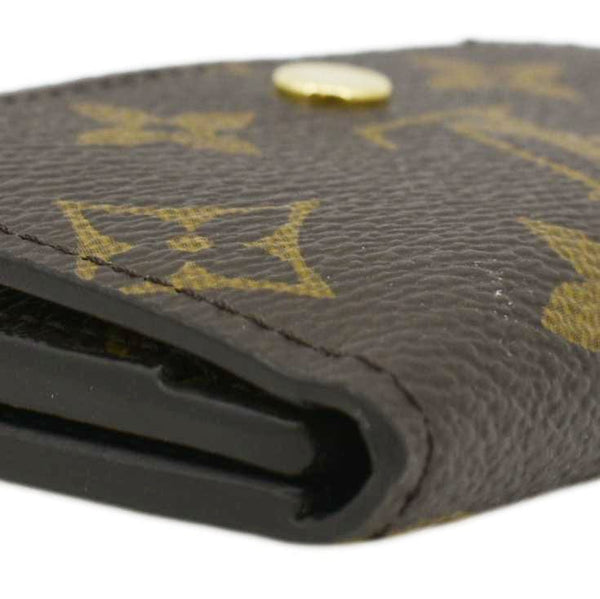 LOUIS VUITTON Trifold Monogram Canvas Wallet Brown