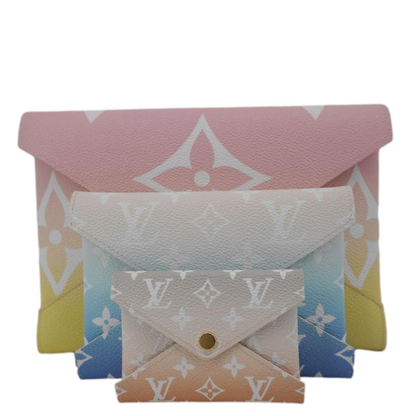 LOUIS VUITTON By The Pool Kirigami Giant Monogram Canvas Pochette Set Multicolor