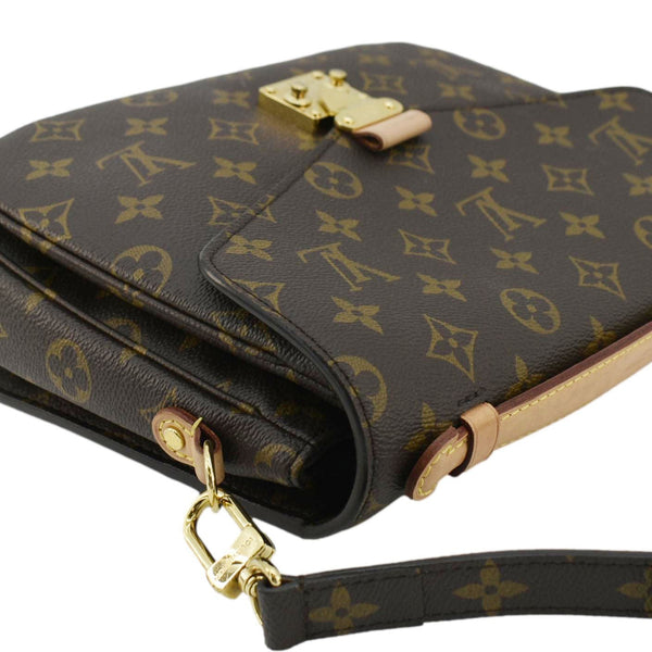 LOUIS VUITTON Metis Pochette Monogram Canvas Crossbody Bag Brown
