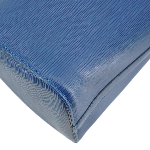 LOUIS VUITTON Speedy 30 Epi Leather Satchel Bag Blue