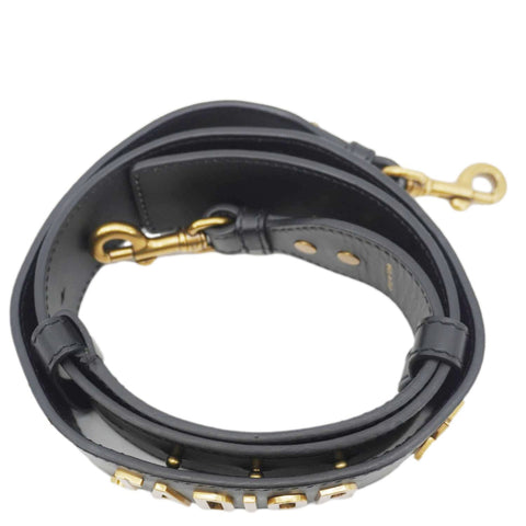 CHRISTIAN DIOR J'Adior Bag Leather Strap Black