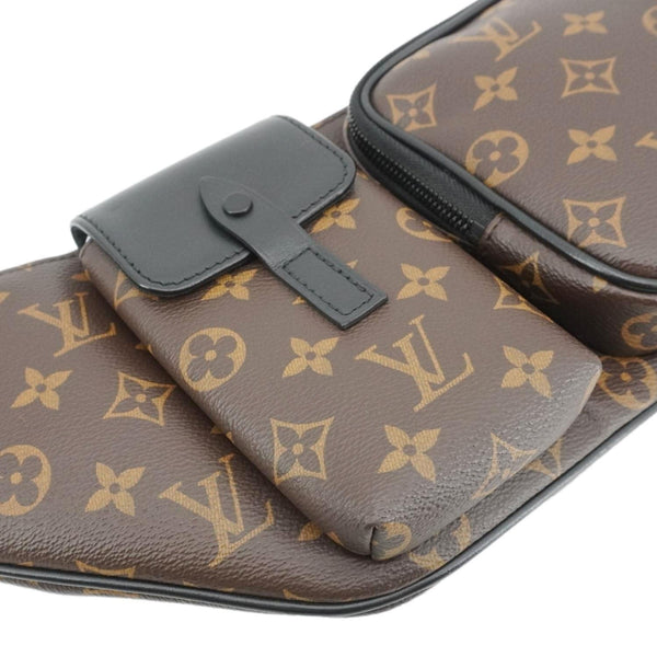 LOUIS VUITTON Christopher Monogram Macassar Bumbag Brown