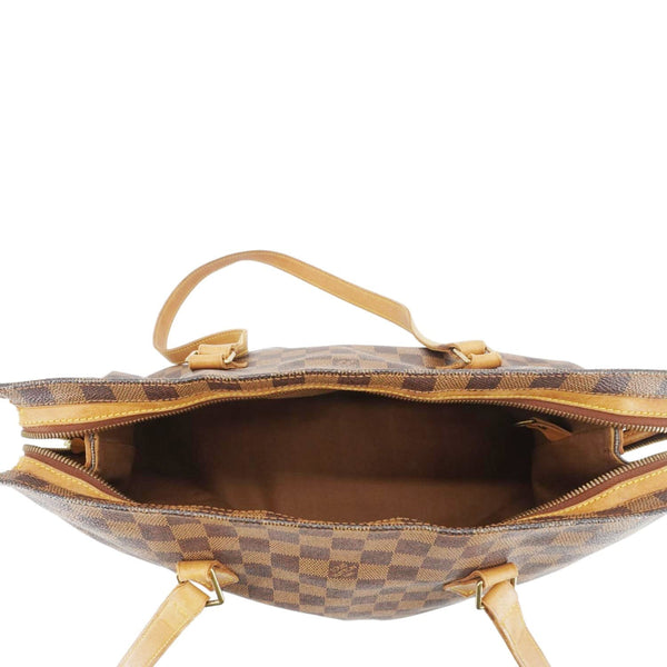 LOUIS VUITTON Chelsea Damier Ebene Shoulder Bag Brown