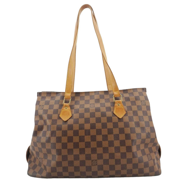 LOUIS VUITTON Chelsea Damier Ebene Shoulder Bag Brown