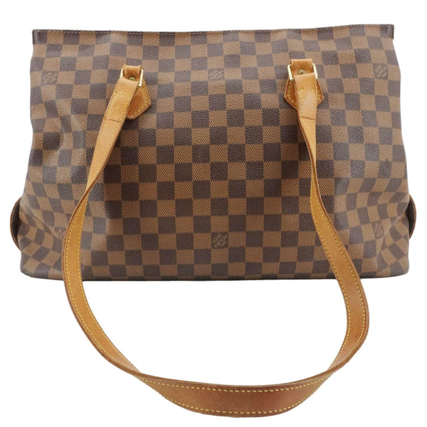 LOUIS VUITTON Chelsea Damier Ebene Shoulder Bag Brown