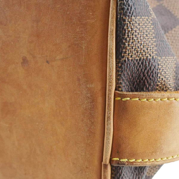 LOUIS VUITTON Chelsea Damier Ebene Shoulder Bag Brown