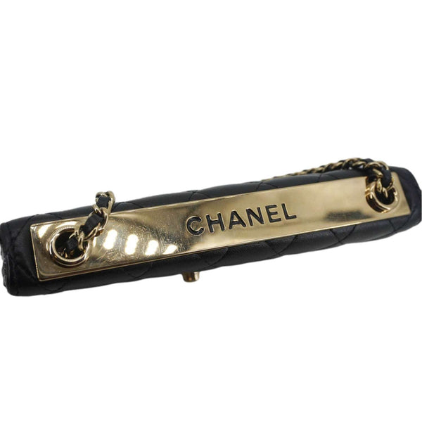 CHANEL Trendy CC Quilted Leather Wallet On Chain Crossbody Bag Black