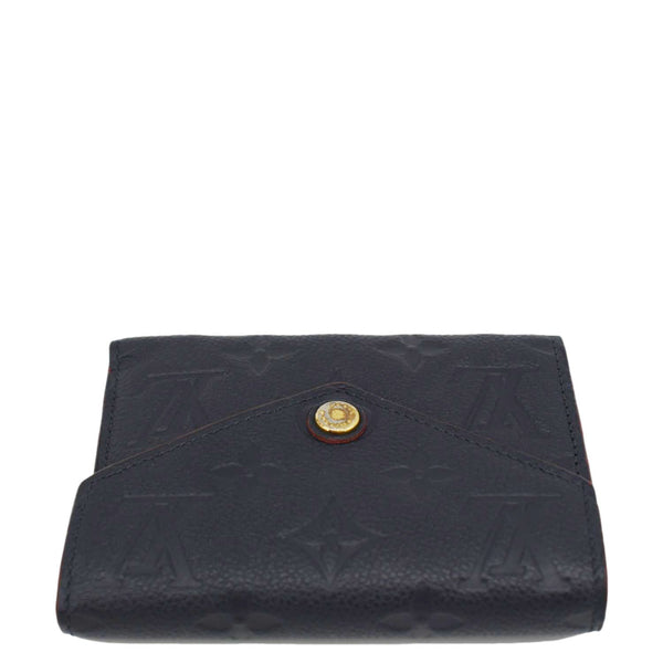 LOUIS VUITTON Victorine Monogram Empreinte Wallet Navy Blue