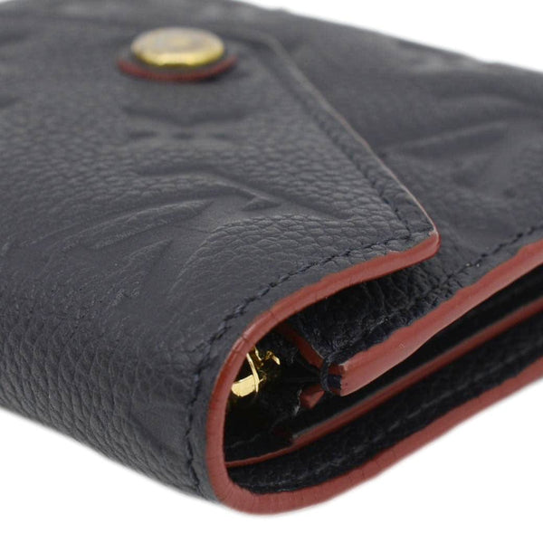 LOUIS VUITTON Victorine Monogram Empreinte Wallet Navy Blue
