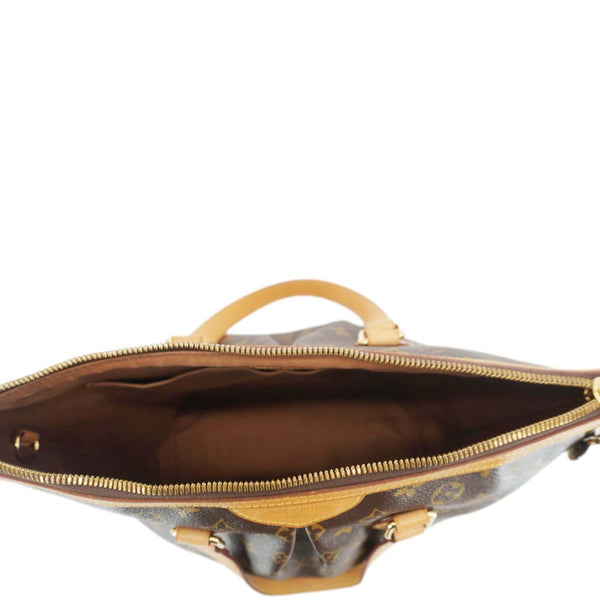 LOUIS VUITTON Palermo PM Monogram Canvas Shoulder Bag Brown