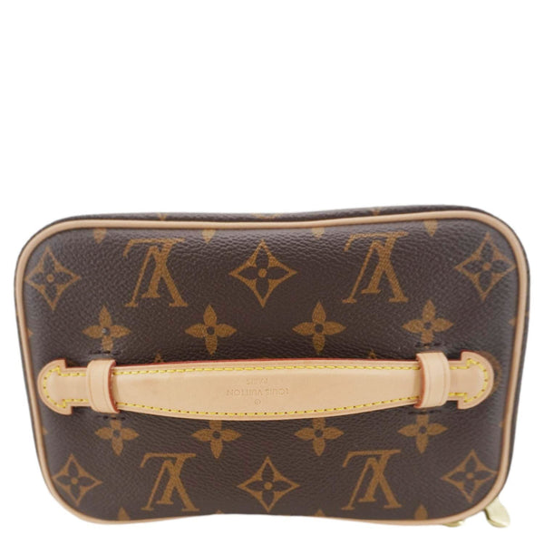 LOUIS VUITTON Nice Mini Monogram Canvas Toiletry Pouch Brown