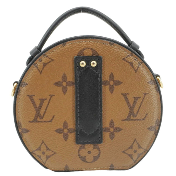 LOUIS VUITTON Mini Boite Chapeau Reverse Monogram Canvas Shoulder Bag Brown
