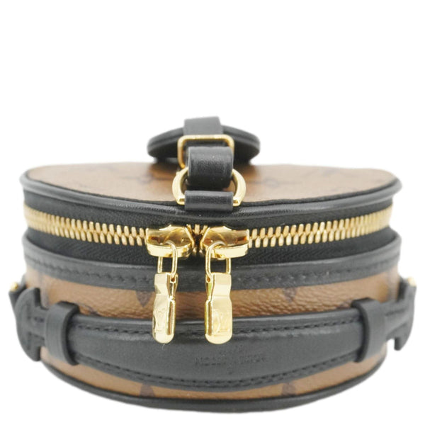 LOUIS VUITTON Mini Boite Chapeau Reverse Monogram Canvas Shoulder Bag Brown