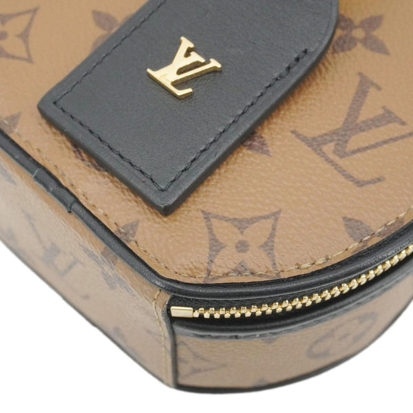 LOUIS VUITTON Mini Boite Chapeau Reverse Monogram Canvas Shoulder Bag Brown