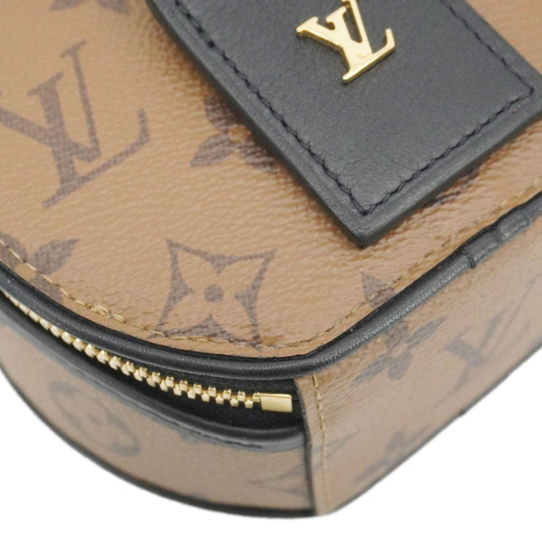 LOUIS VUITTON Mini Boite Chapeau Reverse Monogram Canvas Shoulder Bag Brown