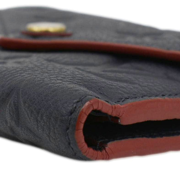 LOUIS VUITTON Victorine Monogram Empreinte Wallet Navy Blue