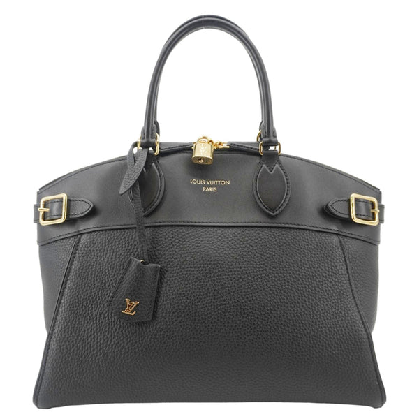 LOUIS VUITTON Vendome MM Taurillon Leather Shoulder Bag Black