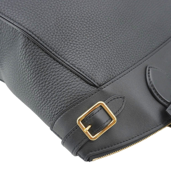 LOUIS VUITTON Vendome MM Taurillon Leather Shoulder Bag Black